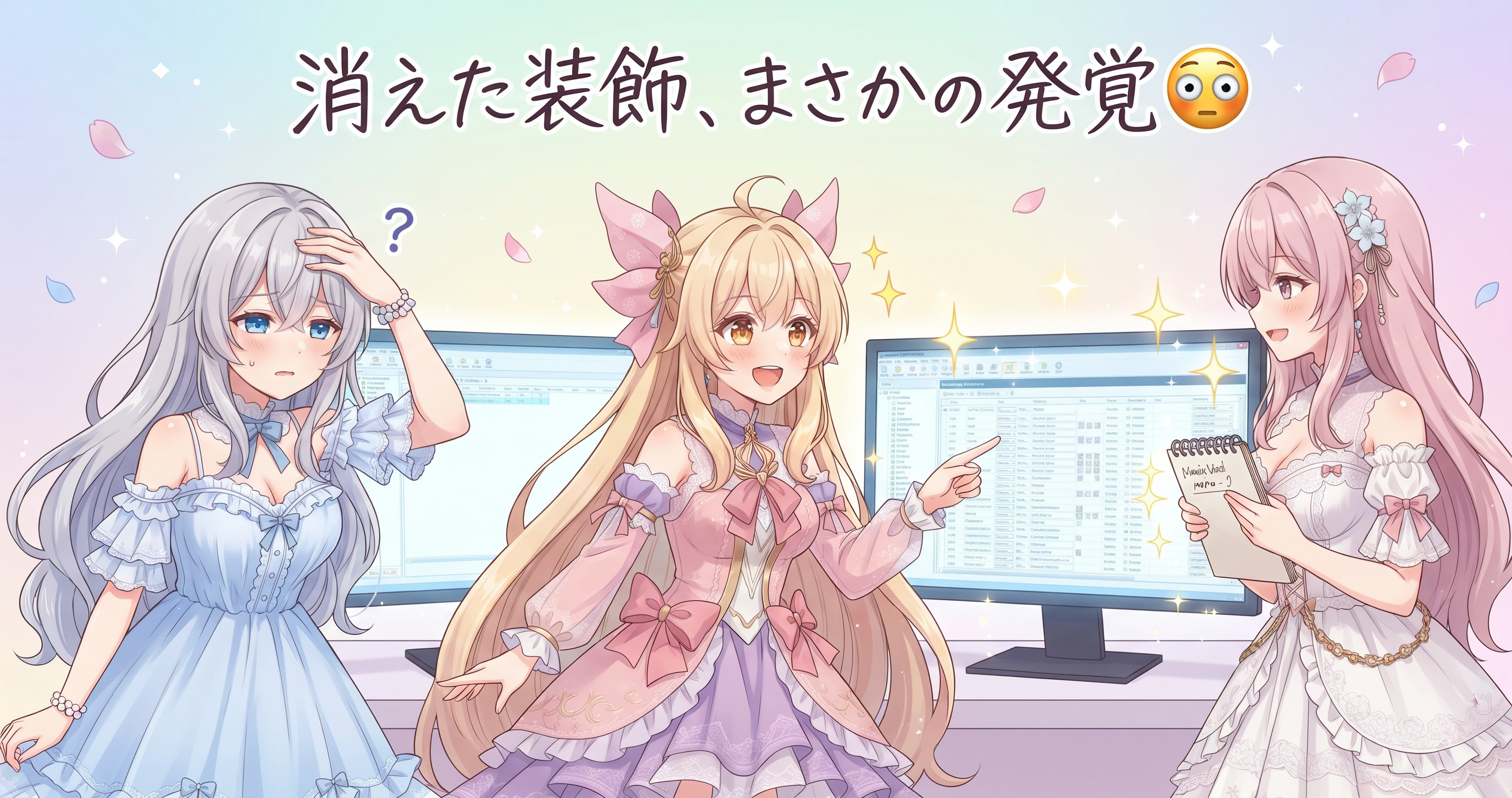 衣装300種類DB完成+画質研究・サイト装飾全復活🌸 の挿絵1
