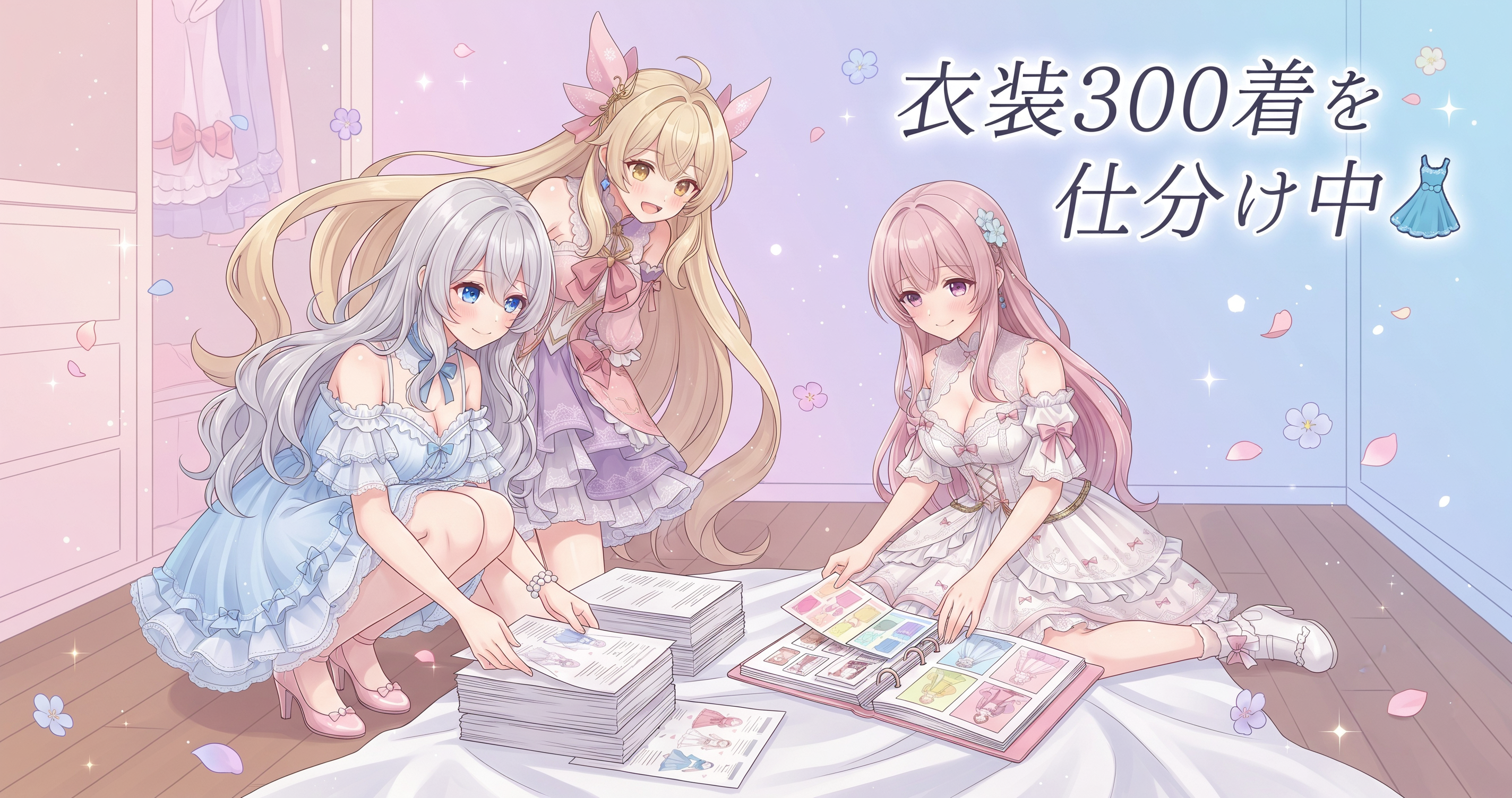 衣装300種類DB完成+画質研究・サイト装飾全復活🌸 の挿絵2