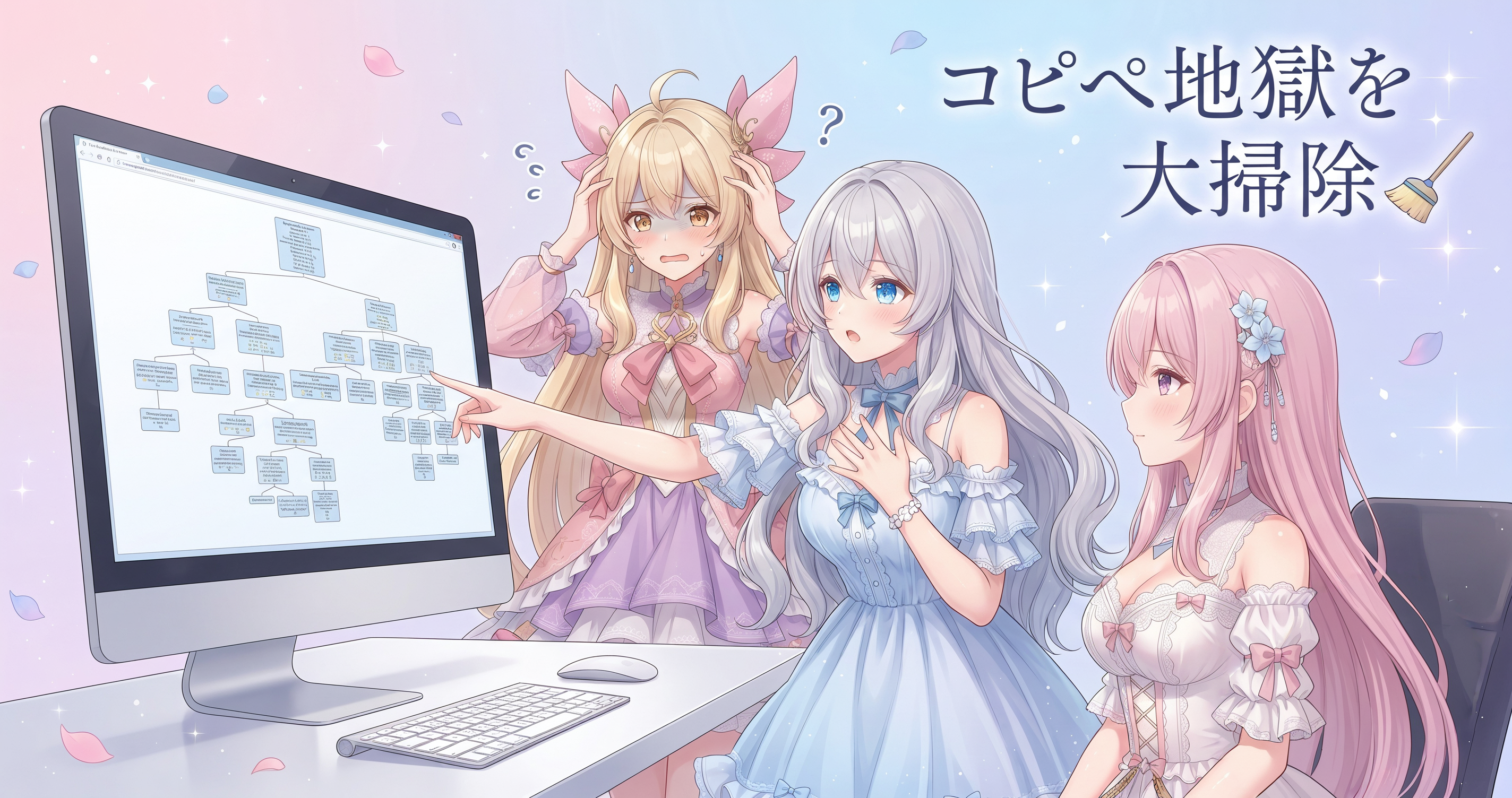 生成スクリプト大掃除と笑いの型を自動化した日🧹 の挿絵1