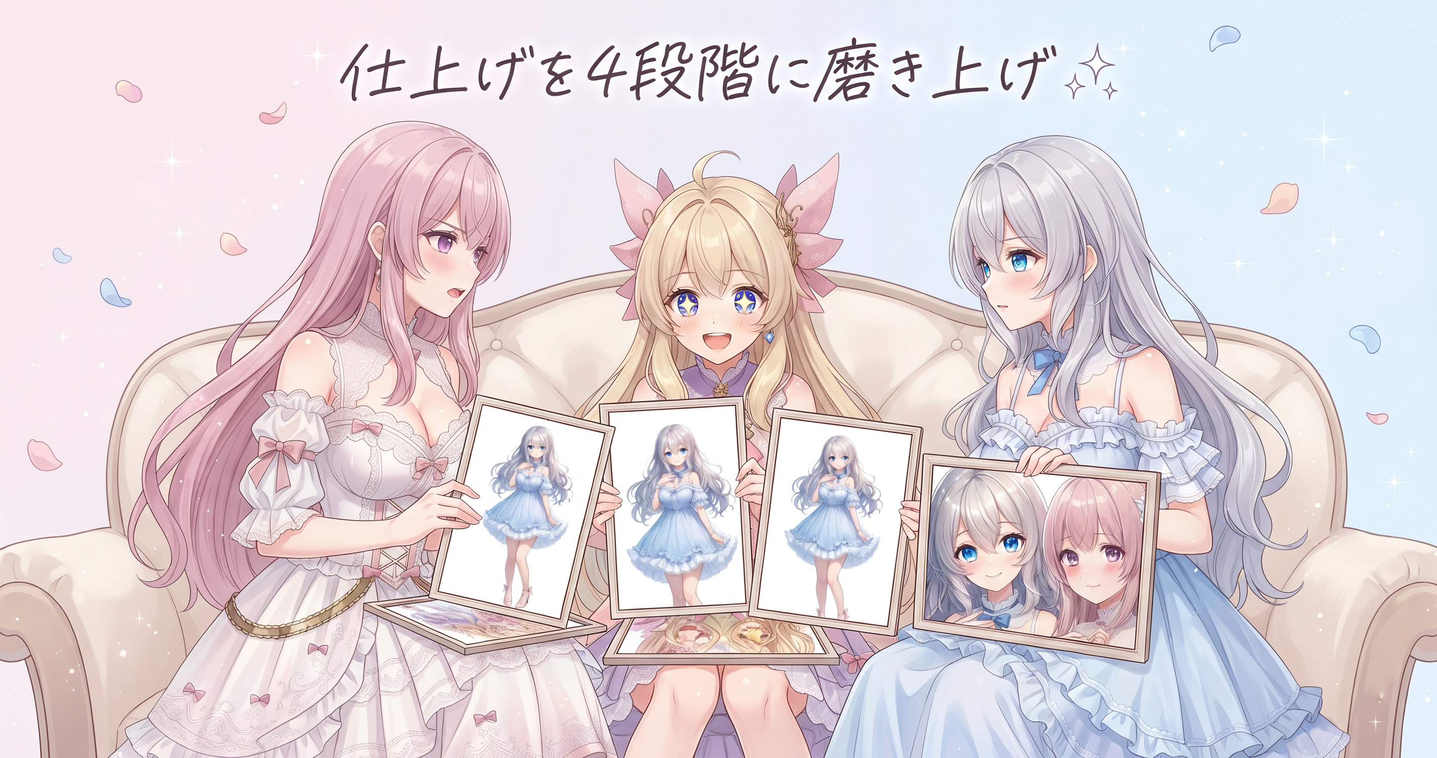 絵の土台を一新してお題集も完成した日🎨 の挿絵4