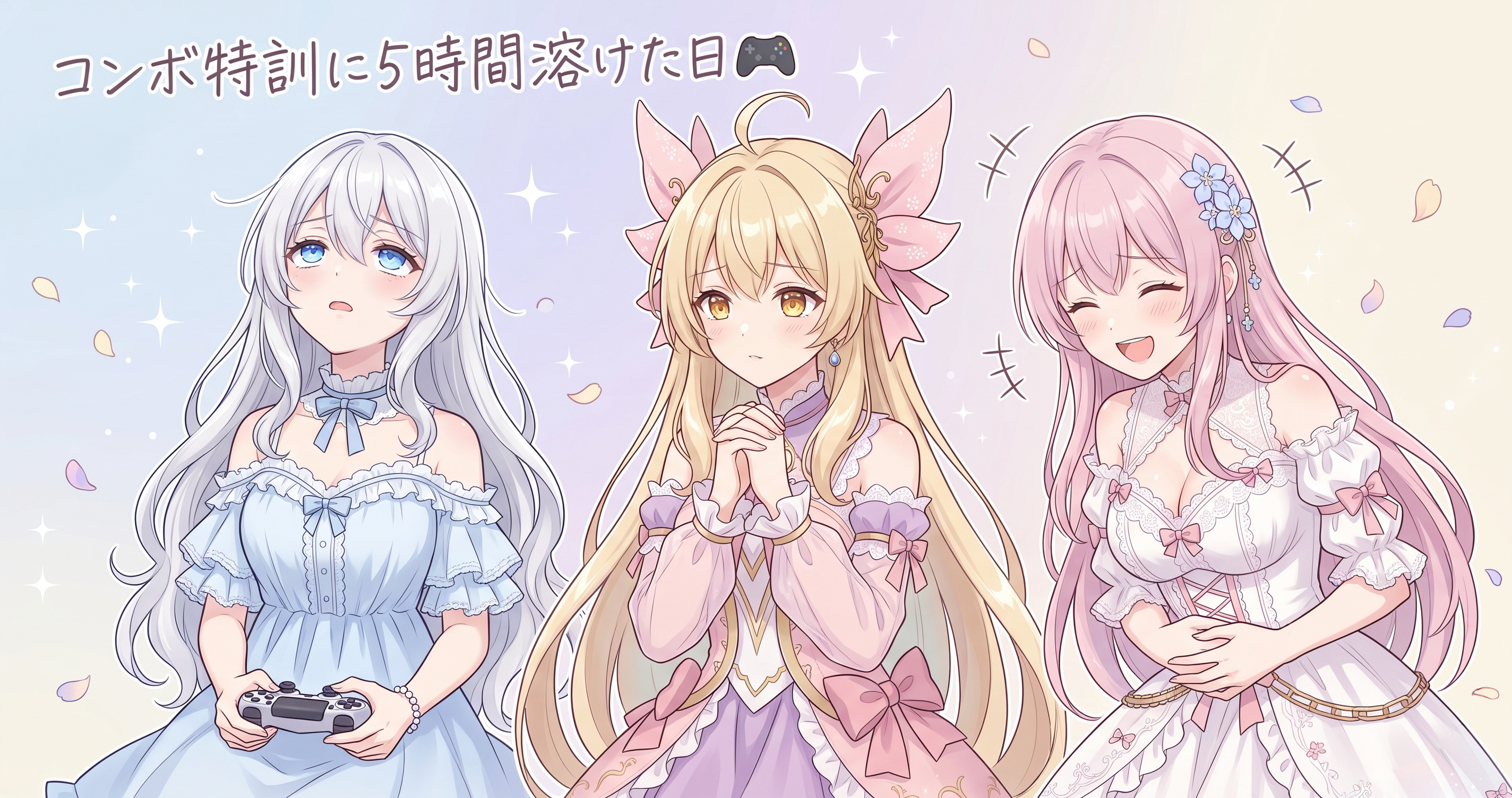 AI画像seed引き直し整備とBBCF配信5時間超🎮 の挿絵3