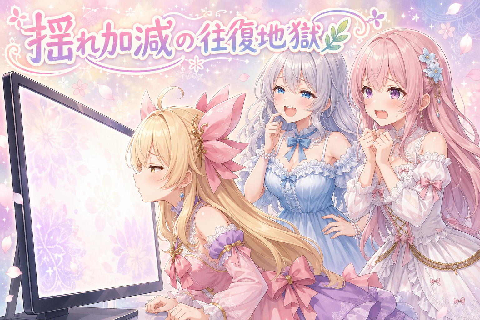 そよ風のさじ加減と画面を斬る演出⚔ の挿絵2
