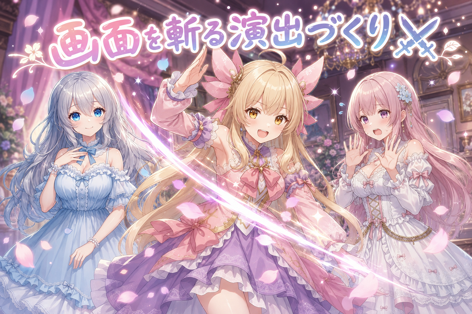 そよ風のさじ加減と画面を斬る演出⚔ の挿絵4