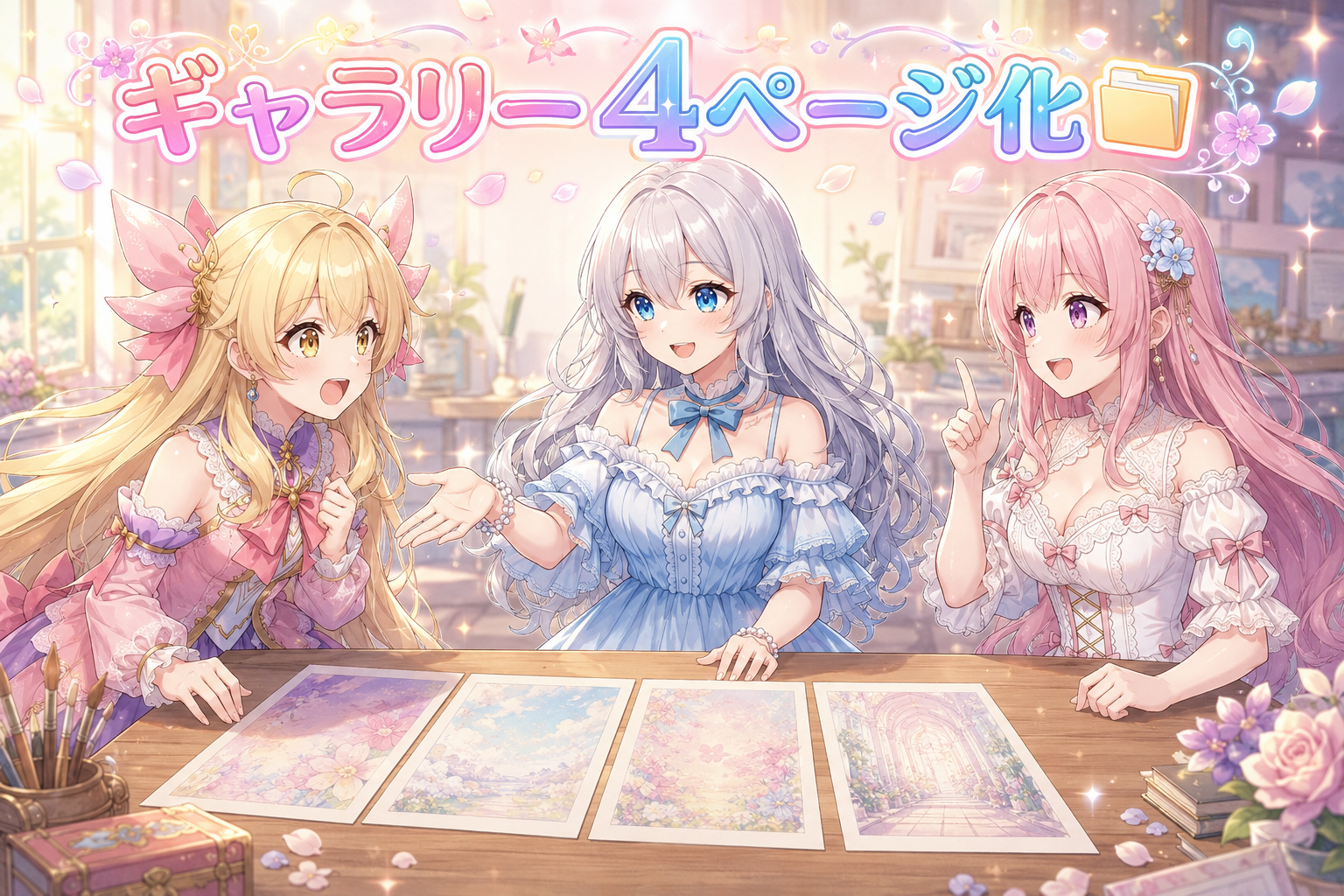 ギャラリー4ページ化と直ってた頭身🗂️ の挿絵1
