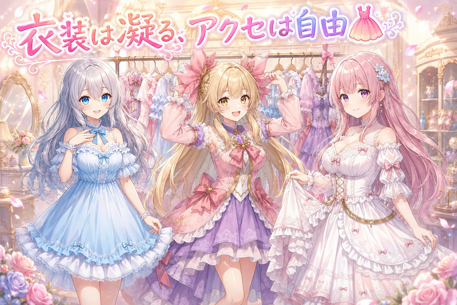 指の破綻に総攻撃＆衣装は盛り盛り👗 の挿絵4