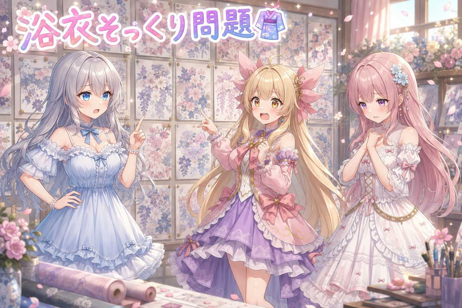 浴衣も屋台もそっくりさん問題👘 の挿絵1