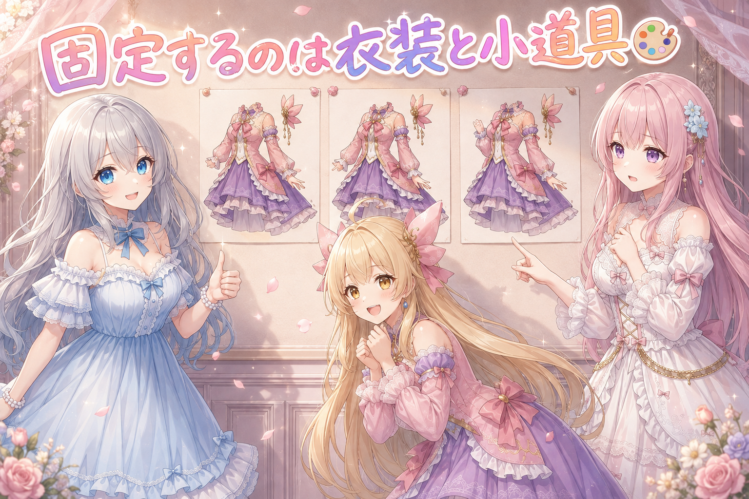 4コマ漫画動画デビューと服だけ固定のi2i🍍 の挿絵4