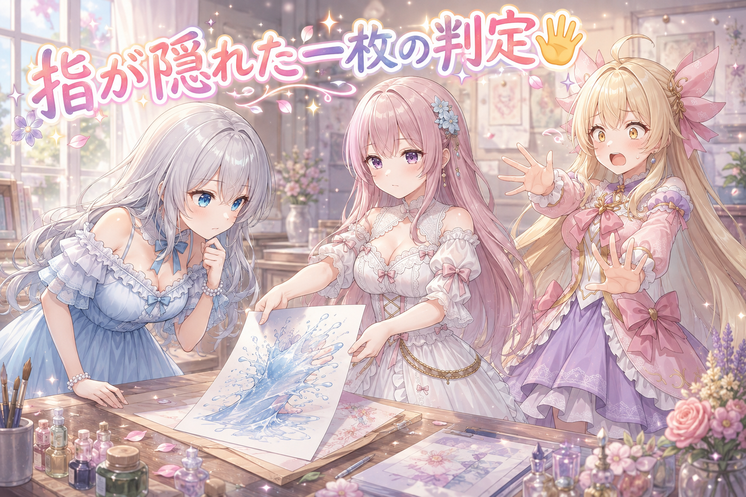 星柄パジャマ再登場＆扇子の冤罪🪭 の挿絵1