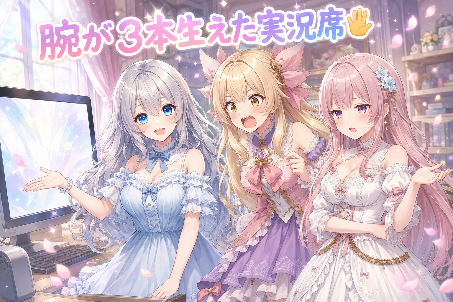 腕が3本になる呪文と1文字の穴🐛 の挿絵1