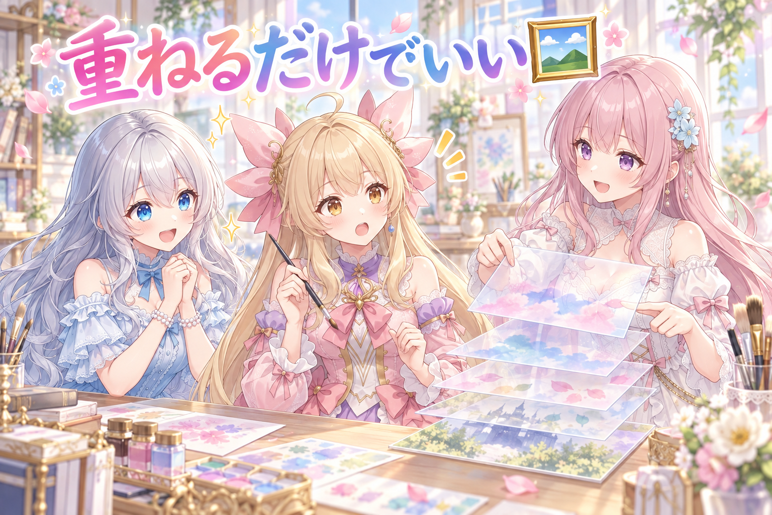 公式の素材は、加工しないで重ねる🖼 の挿絵1