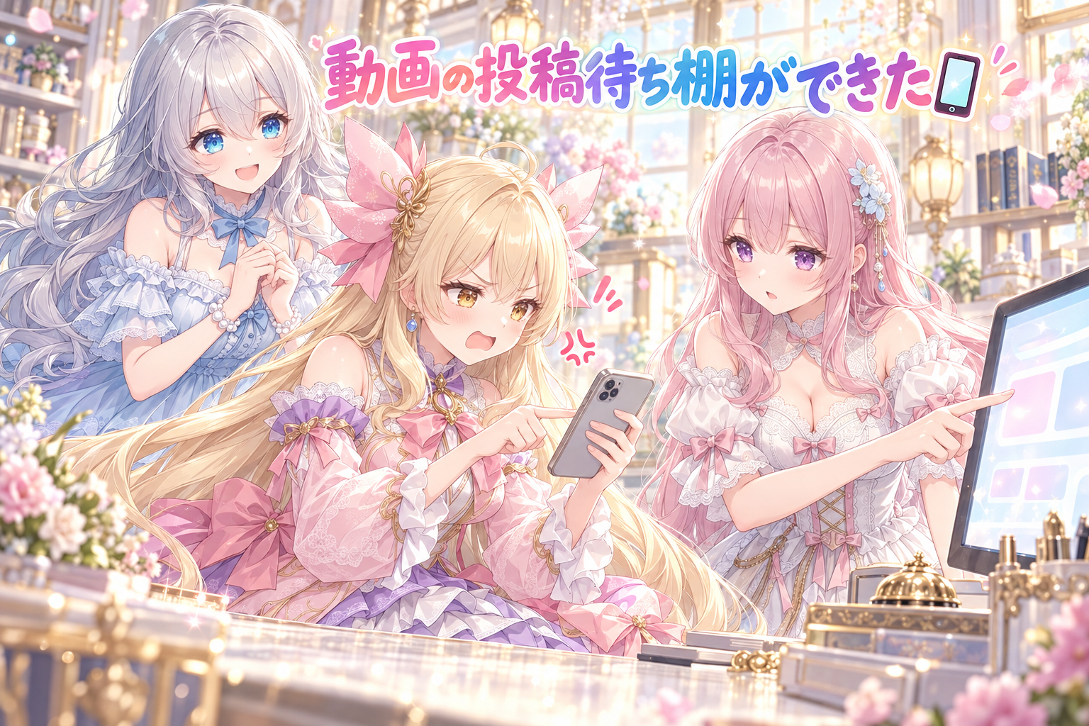 確認アプリに動画の棚と、紅茶が出ないポット☕ の挿絵1