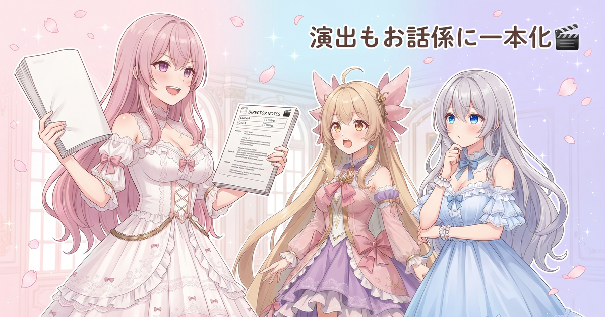 演出もお話係に丸投げしてみた日🎬