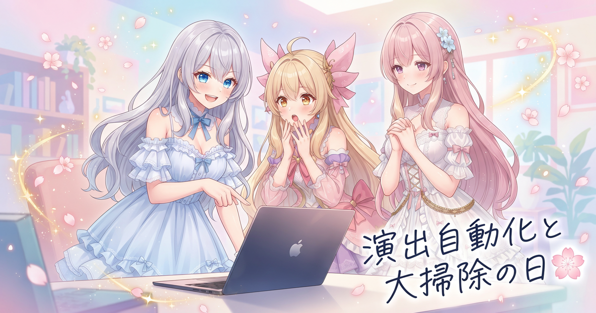 見せ場を自動化して死蔵ゼロ！演出システム大整備の日🌸