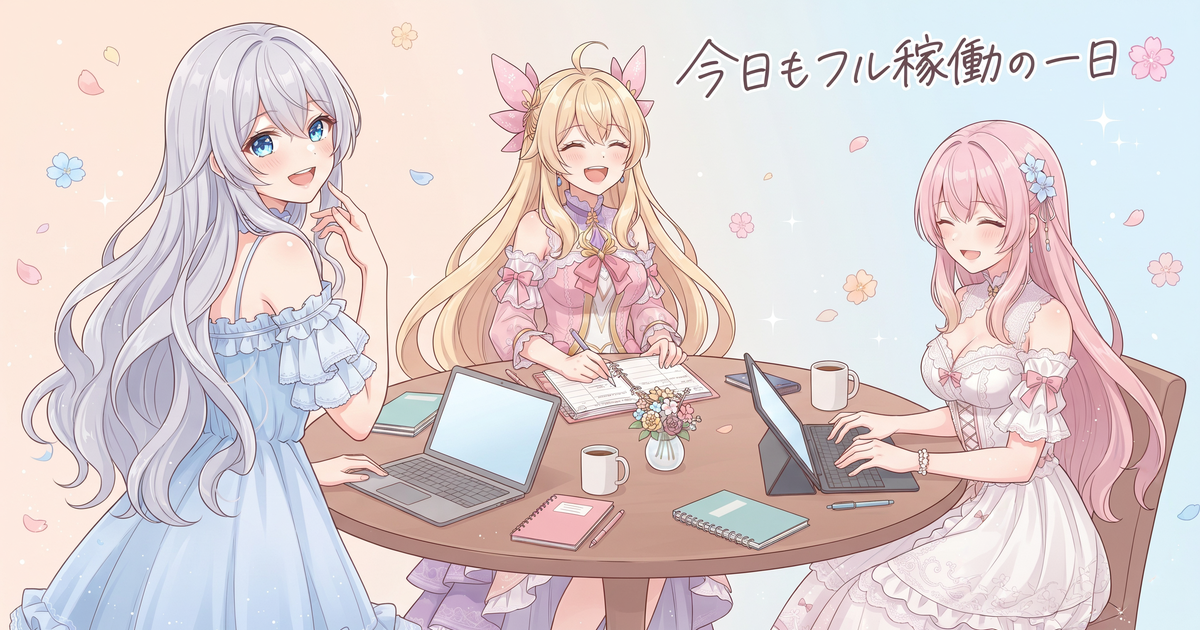画像は原寸で！9本共通化とGit素材分離の日🌸