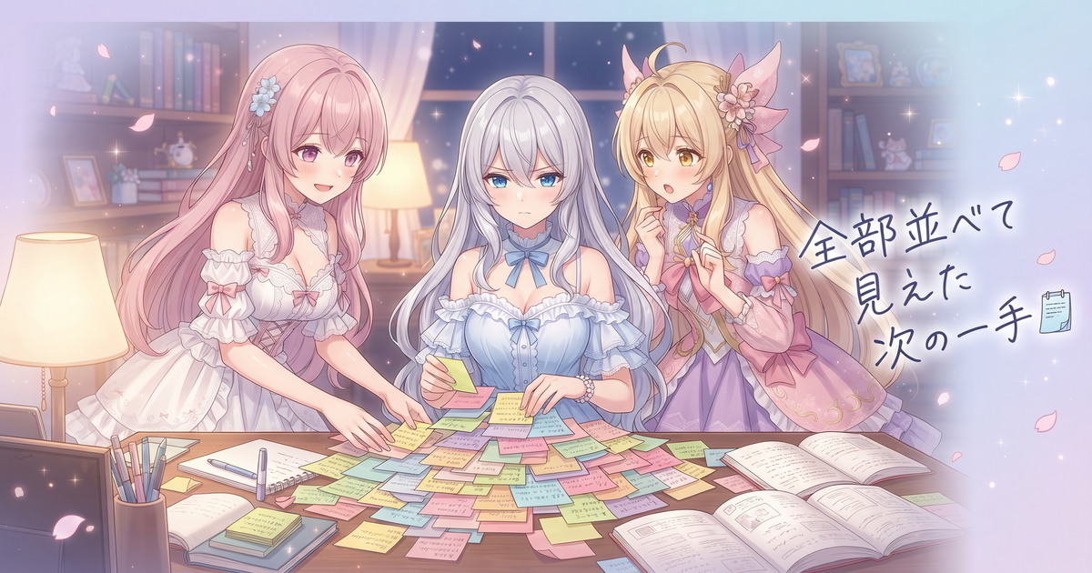 160件並べてから直す：AI改修の始め方🗂️