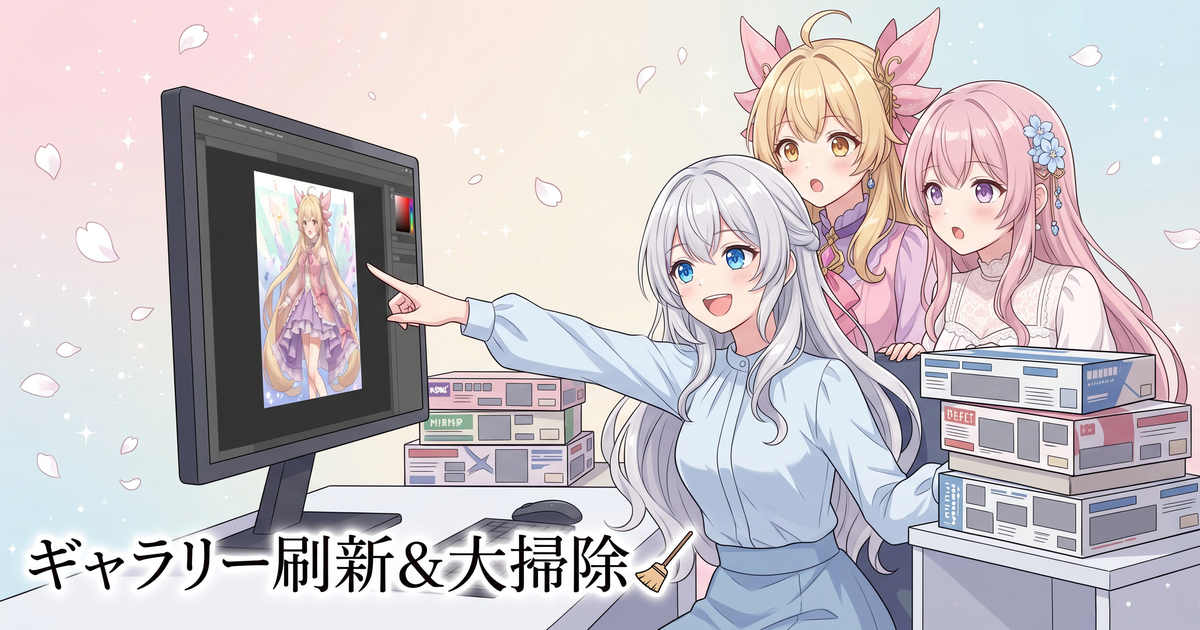 ギャラリー750刷新＆ストレージ大掃除の一日🧹