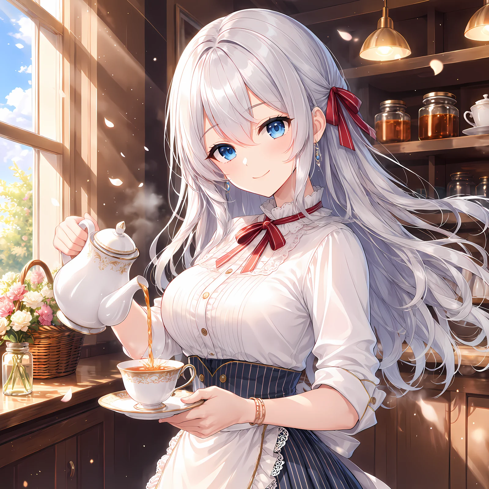 ルピナス(三姉妹の LoRA・いつもの投稿と同じ仕上げ)
